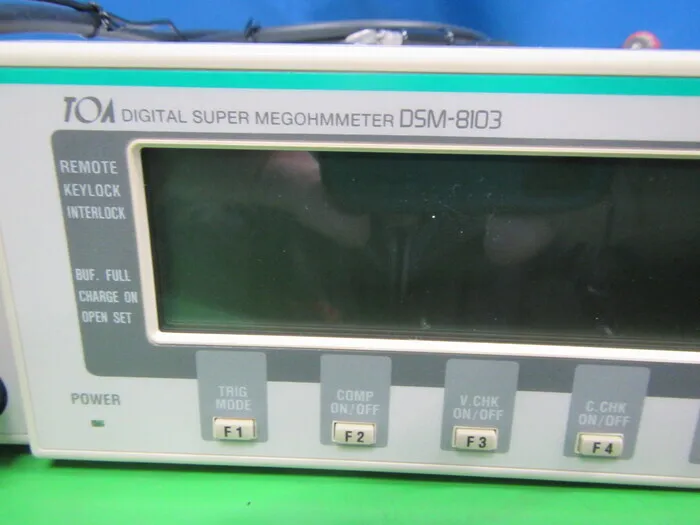 Toa Electronics DSM-8103 Super Insulation and Micro Ammeter Detail Image - ASKINDEX Korea