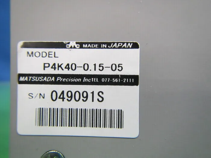 松定プレシジョン P4K40-0.15-05 DC 전원 공급 장치 상세 이미지 - ASKINDEX 코리아