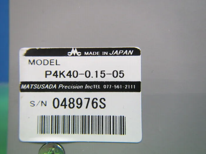 松定プレシジョン P4K40-0.15-05 DC 전원 공급 장치 상세 이미지 - ASKINDEX 코리아