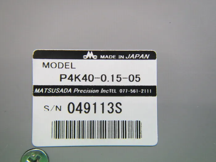 松定プレシジョン P4K40-0.15-05 DC 전원 공급 장치 상세 이미지 - ASKINDEX 코리아