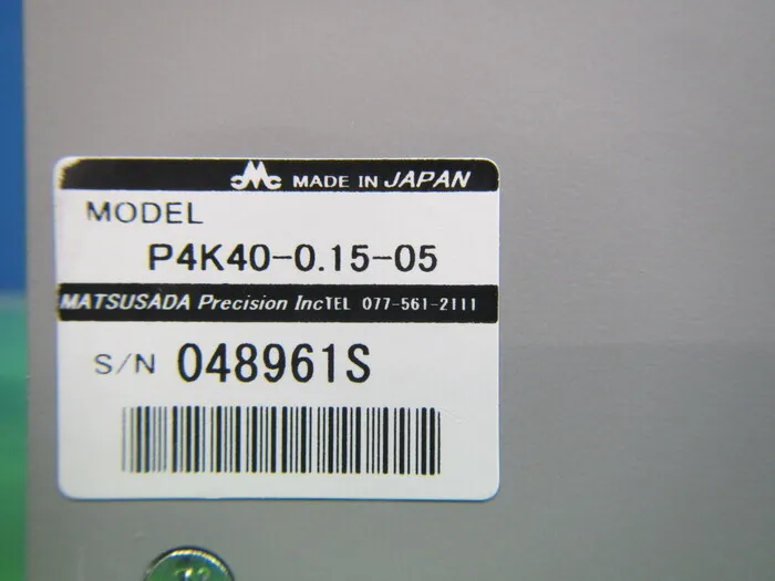 松定プレシジョン P4K40-0.15-05 DC 전원 공급 장치 상세 이미지 - ASKINDEX 코리아