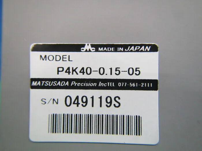 松定プレシジョン P4K40-0.15-05 DC 전원 공급 장치 상세 이미지 - ASKINDEX 코리아