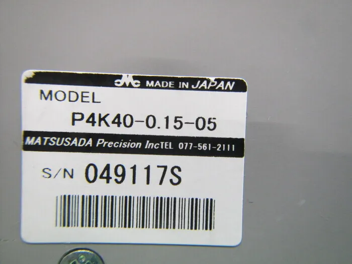 松定プレシジョン P4K40-0.15-05 DC 전원 공급 장치 상세 이미지 - ASKINDEX 코리아