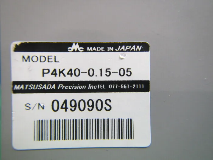 松定プレシジョン P4K40-0.15-05 DC 전원 공급 장치 상세 이미지 - ASKINDEX 코리아