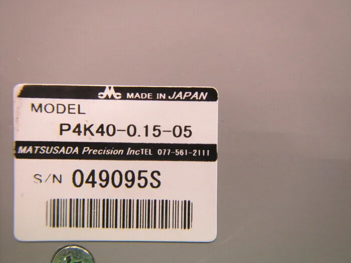 松定プレシジョン P4K40-0.15-05 DC 전원 공급 장치 상세 이미지 - ASKINDEX 코리아