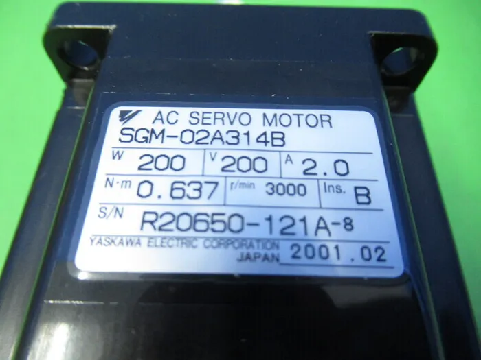 야스카와 전기 SGM-02A314B AC 서보 모터 상세 이미지 - ASKINDEX 코리아