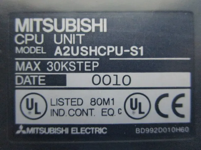 Mitsubishi Electric A2USHCPU-S1 Sequencer (CPU unit) Detail Image - ASKINDEX Korea