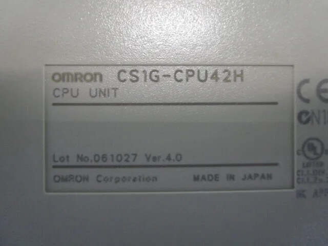 오므론 CS1G-CPU42H 시퀀서 상세 이미지 - ASKINDEX 코리아