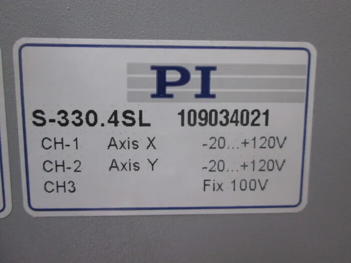 P.I. E-501.00/S-330.4SL Modular Piezo Controller Set Detail Image - ASKINDEX Korea