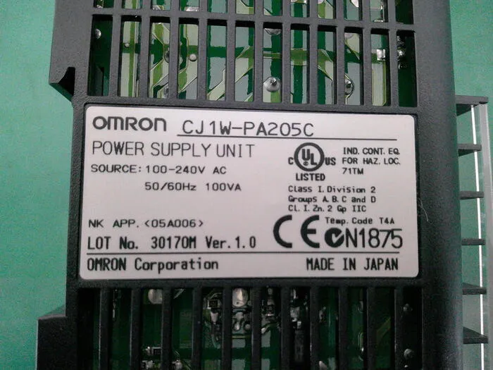 오므론 CJ1W-PA205C 시퀀서(전원 유닛) 상세 이미지 - ASKINDEX 코리아