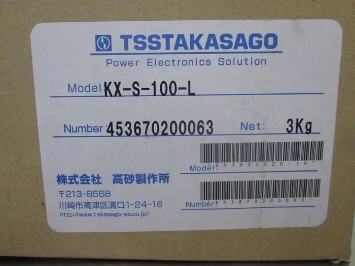 Takasago Manufacturing Co., Ltd. KX-S-100-L DC Power Supply Detail Image - ASKINDEX Korea