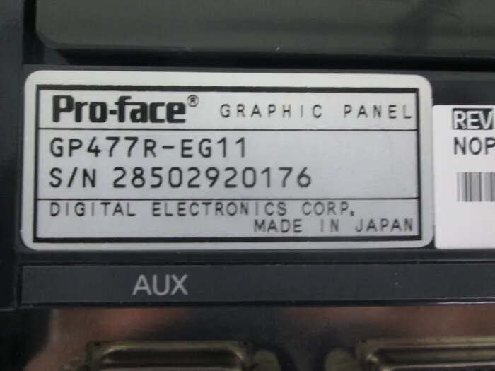 프로페이스 GP477R-EG11 터치 패널 상세 이미지 - ASKINDEX 코리아