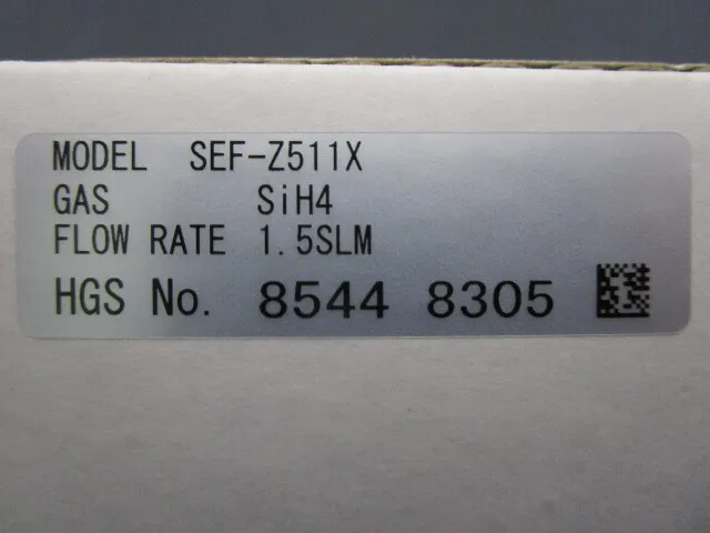 HORIBA STEC SEF-Z511X Mass Flow Controller Detail Image - ASKINDEX Korea