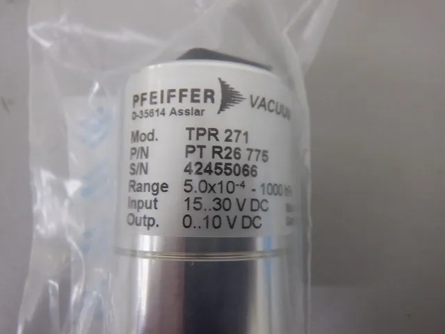 Pfeiffer TPR271 vacuum gauge Detail Image - ASKINDEX Korea