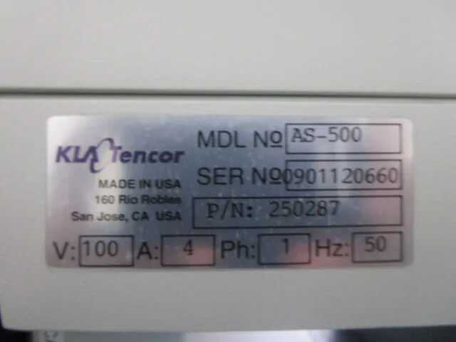 KLA TENCOR Alpha-Step 500 Stylus-type step thickness gauge Detail Image - ASKINDEX Korea