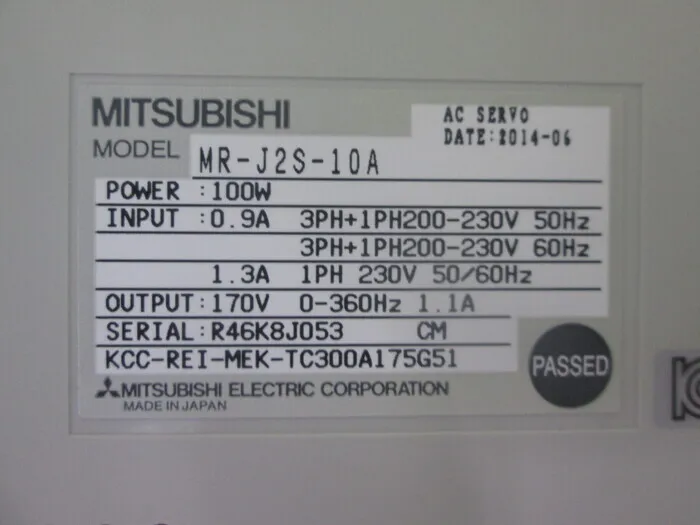 미쓰비시 전기 MR-J2S-10A AC 서보 드라이버 상세 이미지 - ASKINDEX 코리아