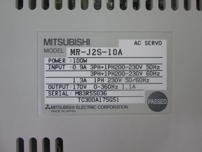 미쓰비시 전기 MR-J2S-10A AC 서보 드라이버 상세 이미지 - ASKINDEX 코리아