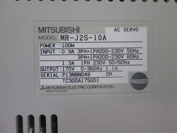 미쓰비시 전기 MR-J2S-10A AC 서보 드라이버 상세 이미지 - ASKINDEX 코리아