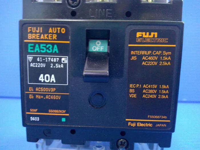 Fuji Electric EA53A Breaker (earth leakage breaker) Detail Image - ASKINDEX Korea