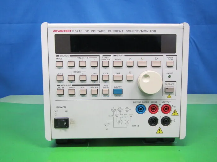 Advantest R6243 DC voltage/current source/monitor Detail Image - ASKINDEX Korea