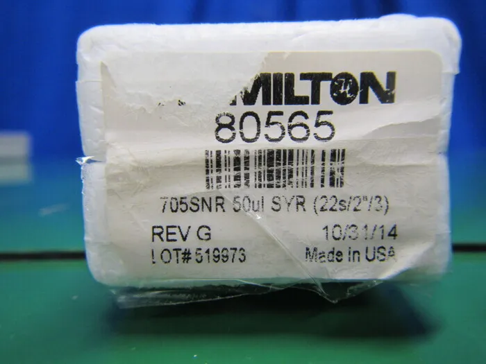 Hamilton 80565 Syringe (plastic) Detail Image - ASKINDEX Korea