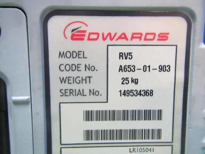 Edwards RV5 Rotary Vacuum Pump Detail Image - ASKINDEX Korea