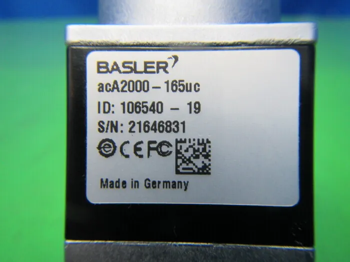 바스러 ac2000-165uc CCD 카메라 상세 이미지 - ASKINDEX 코리아