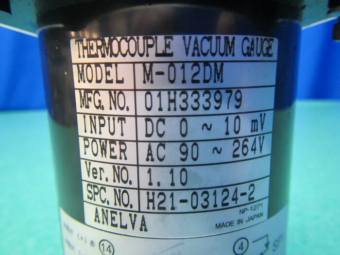 Anelva M-012DM Vacuum gauge Detail Image - ASKINDEX Korea