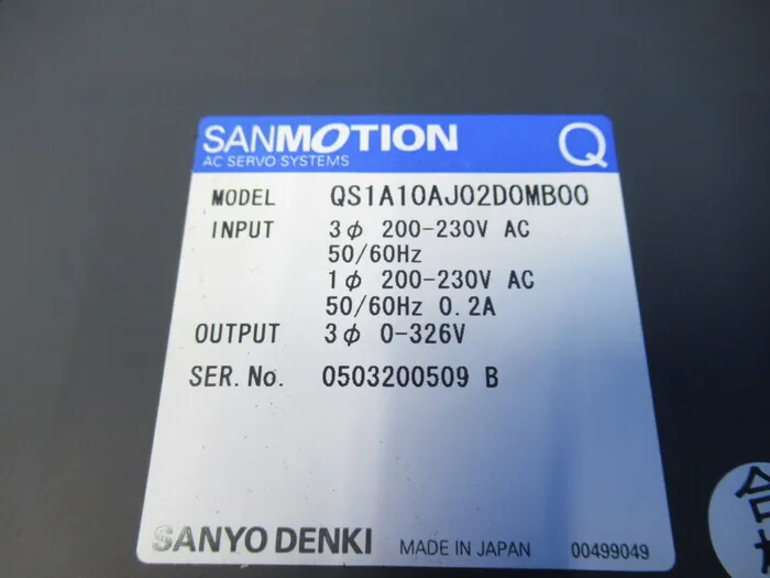 Sanyo Electric QS1A10AJ02D0MB00 Servo driver Detail Image - ASKINDEX Korea