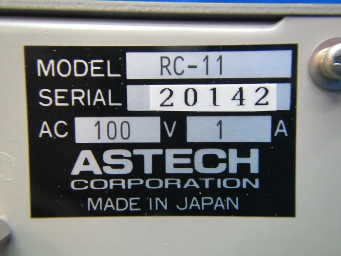 Astec RC-11 Matching Controller Detail Image - ASKINDEX Korea