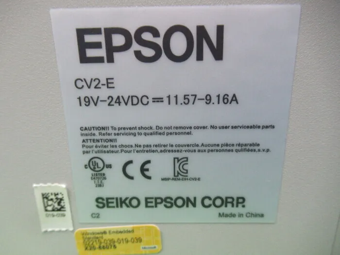 Epson CV2-E Image Processing System Detail Image - ASKINDEX Korea