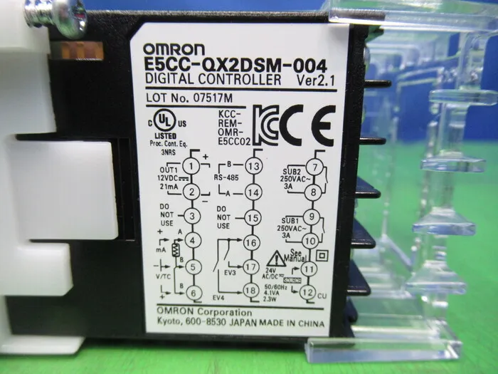 오므론 E5CC-QX2DSM-004 온도 조절기 상세 이미지 - ASKINDEX 코리아