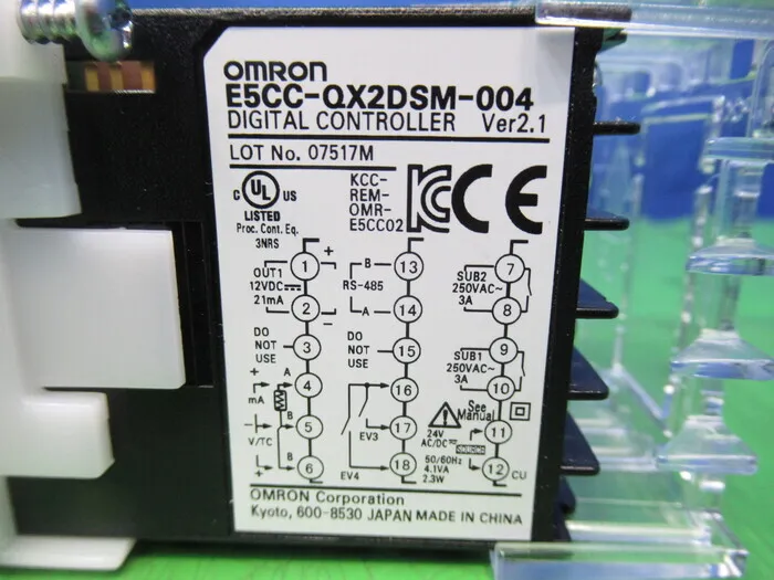 오므론 E5CC-QX2DSM-004 온도 조절기 상세 이미지 - ASKINDEX 코리아