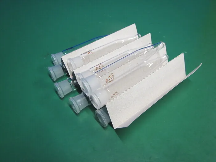 Nichiden Rika Glass EKS-16.5　113106 Stoppered test tube Detail Image - ASKINDEX Korea