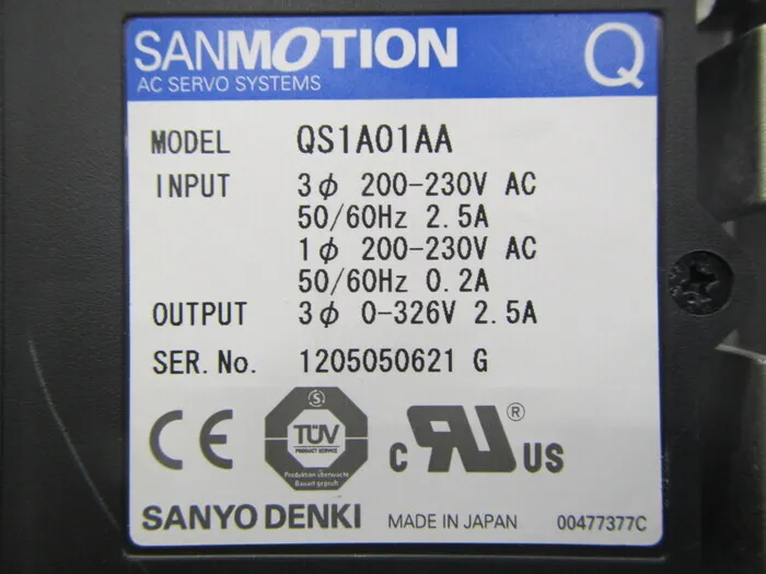 Sanyo Denki QS1A01AA Servo driver Detail Image - ASKINDEX Korea