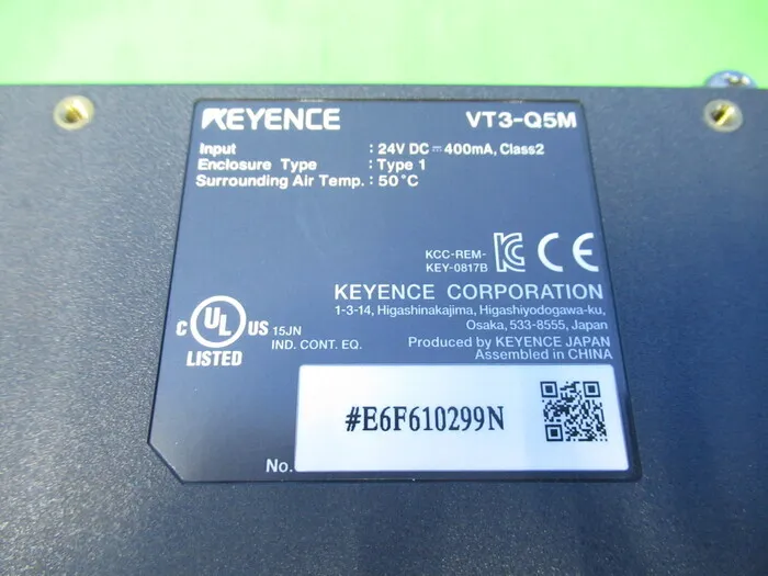 Keyence VT3-Q5M 터치 패널 상세 이미지 - ASKINDEX 코리아