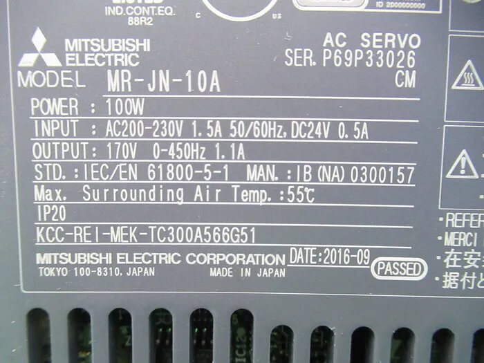 미쓰비시 전기 MR-JN-10A AC 서보 드라이버 상세 이미지 - ASKINDEX 코리아