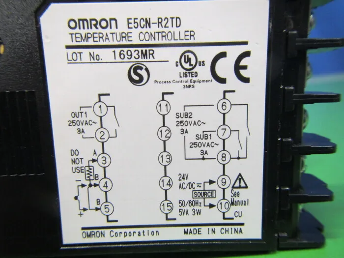 오므론 E5CN-R2TD 온도 콘트롤라 상세 이미지 - ASKINDEX 코리아