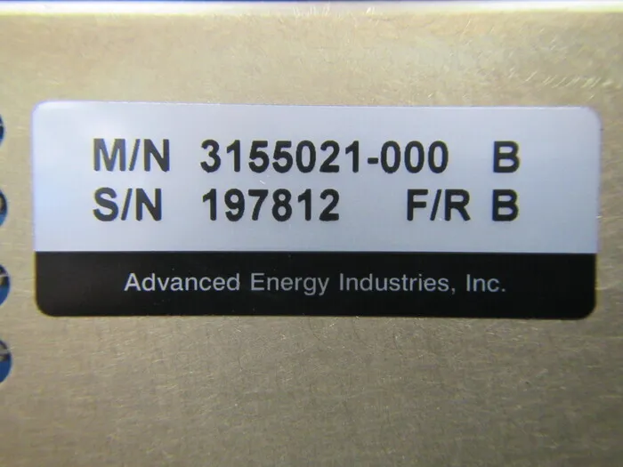 Advanced Energy ATX-600 Matching Controller Detail Image - ASKINDEX Korea