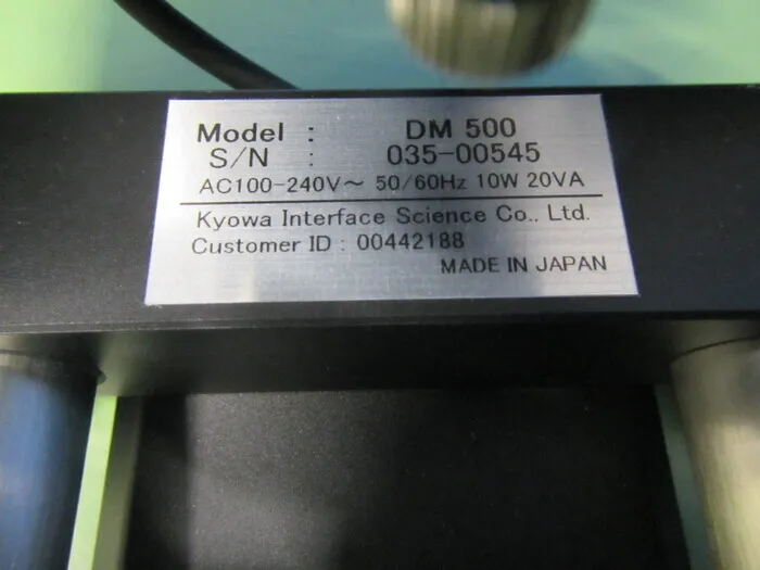 Concordia Interface Science DM500 Contact angle meter Detail Image - ASKINDEX Korea