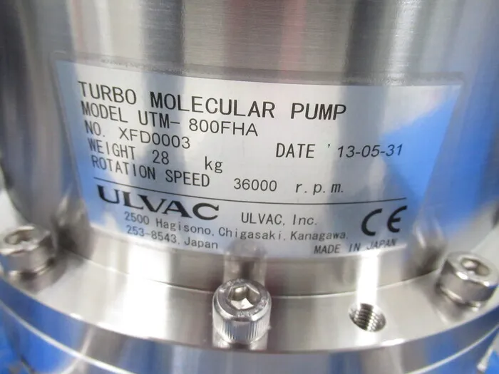 ULVAC UTM-800FHA Turbomolecular pump (set) Detail Image - ASKINDEX Korea