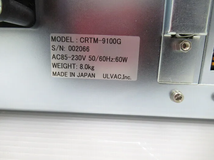 알백 CRTM-9100G 성막 컨트롤러 상세 이미지 - ASKINDEX 코리아