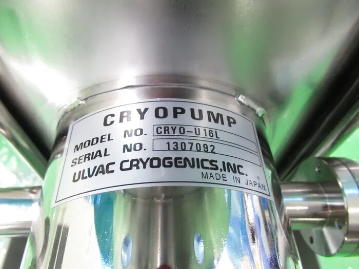알백 CRYO-U16L 크라이오 펌프 상세 이미지 - ASKINDEX 코리아