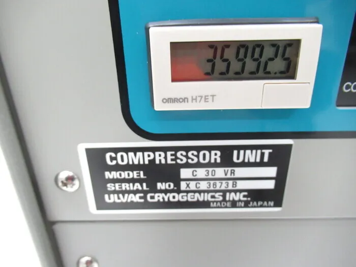ULVAC C30VR Cryo Compressor Detail Image - ASKINDEX Korea