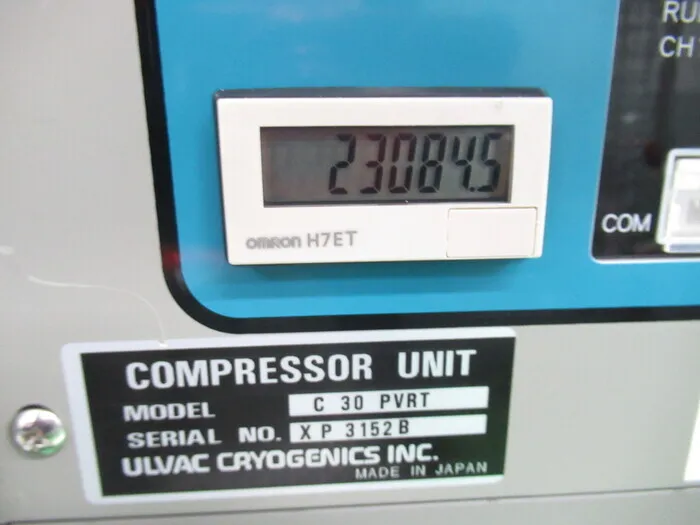 ULVAC C30PVRT Cryo Compressor Detail Image - ASKINDEX Korea