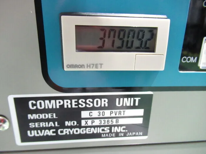 ULVAC C30PVRT Cryo Compressor Detail Image - ASKINDEX Korea