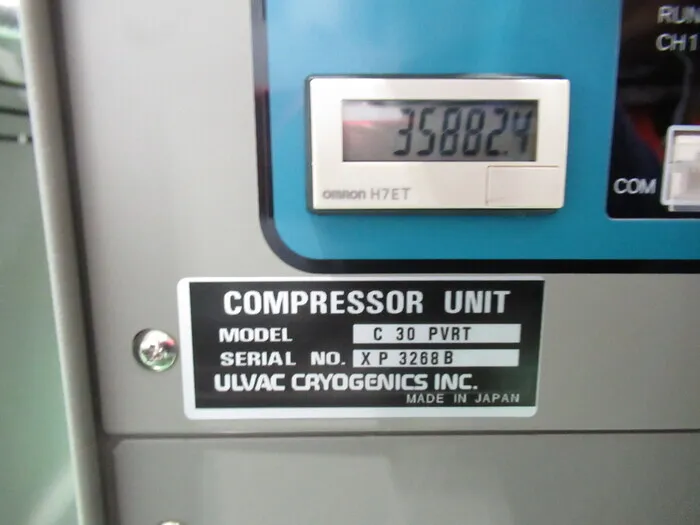 ULVAC C30PVRT Cryo Compressor Detail Image - ASKINDEX Korea