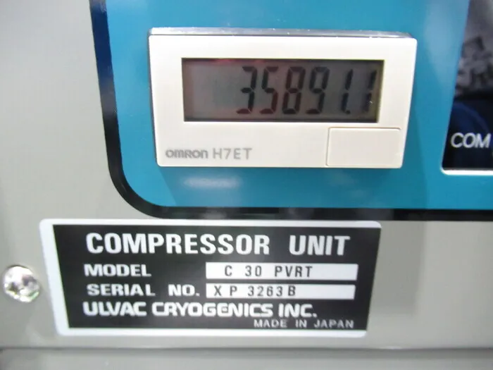 ULVAC C30PVRT Cryo Compressor Detail Image - ASKINDEX Korea