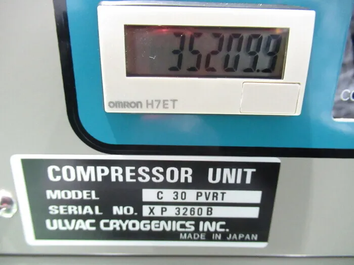 ULVAC C30PVRT Cryo Compressor Detail Image - ASKINDEX Korea