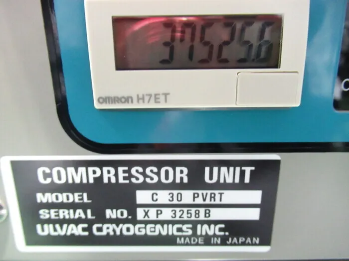 ULVAC C30PVRT Cryo Compressor Detail Image - ASKINDEX Korea
